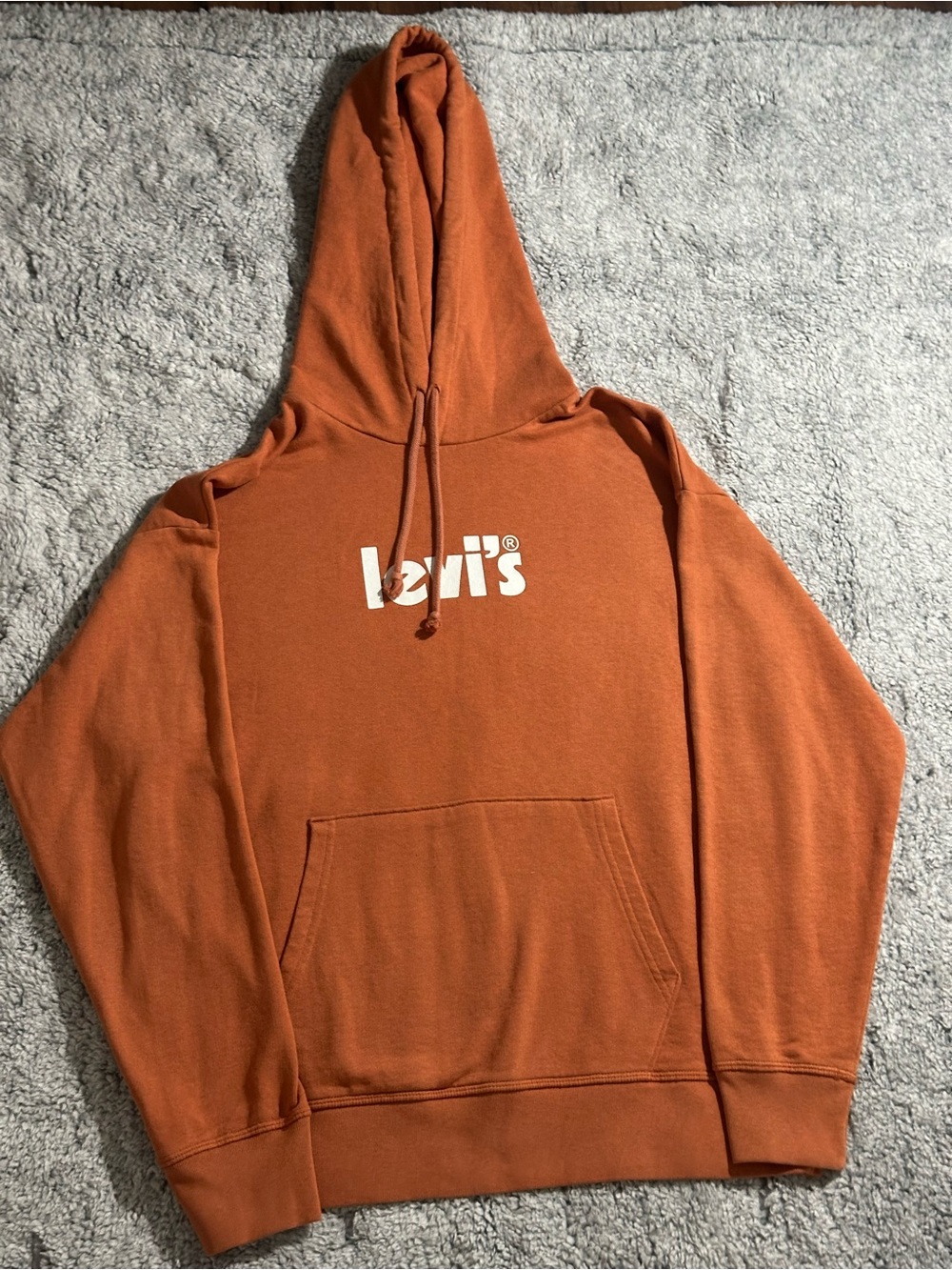Levi's Burnt Orange Hoodie Pullover